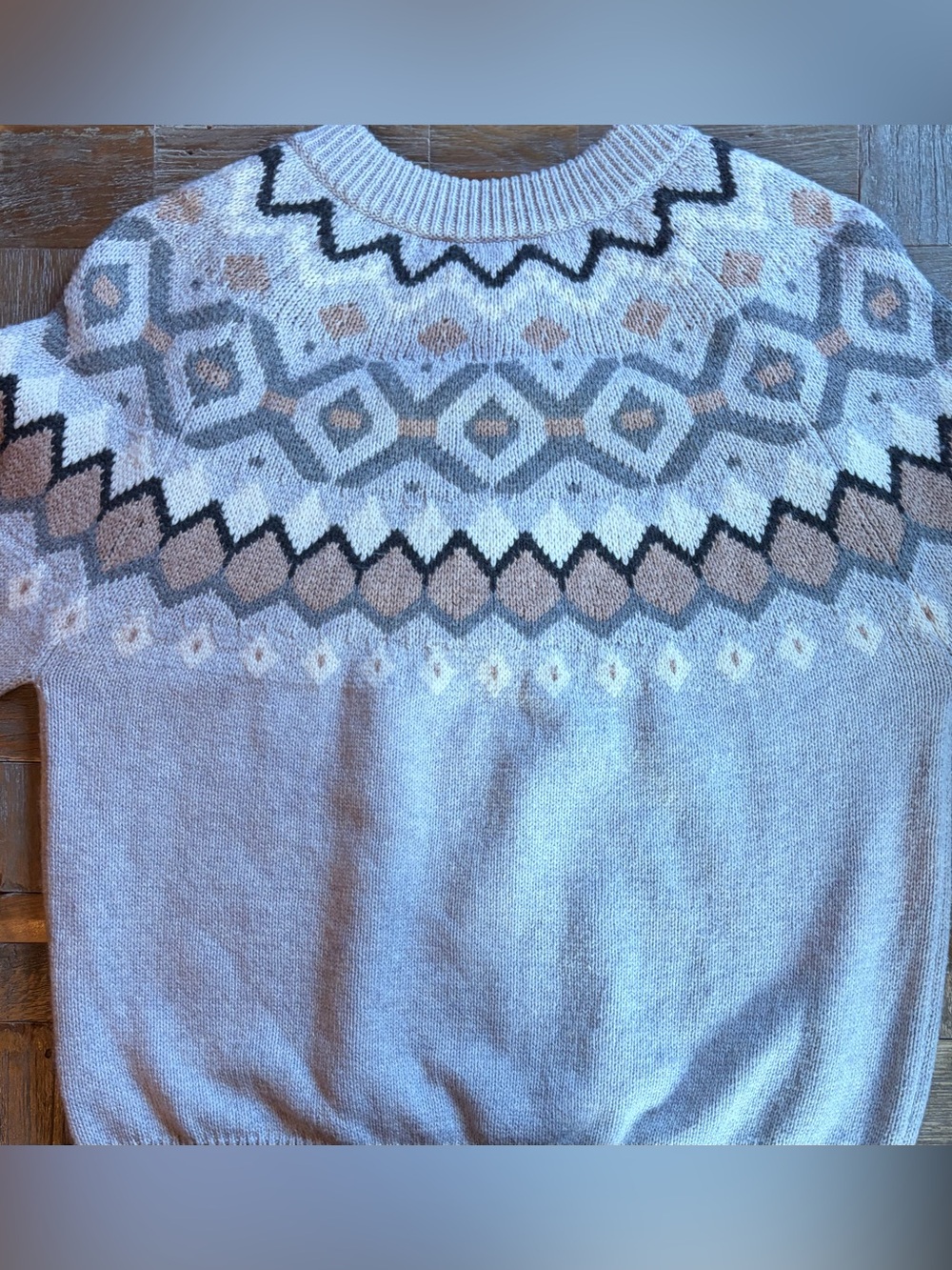 Sundance Fair Isle Cotton Sweater - Picture 8 of 10
